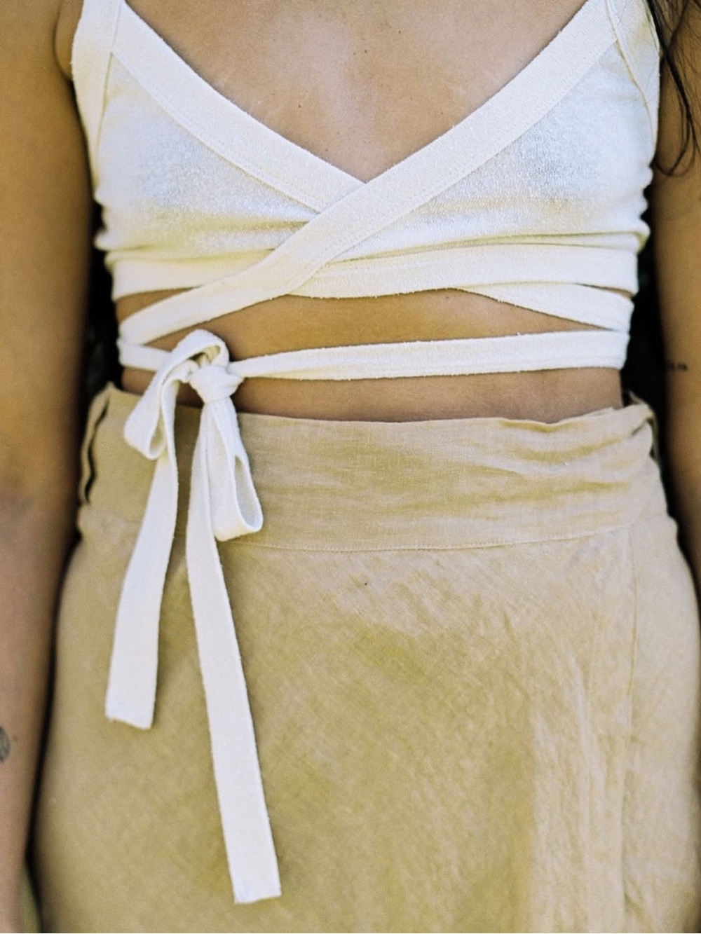 New Ozma Wrap Bra Silk - Picture 4 of 9